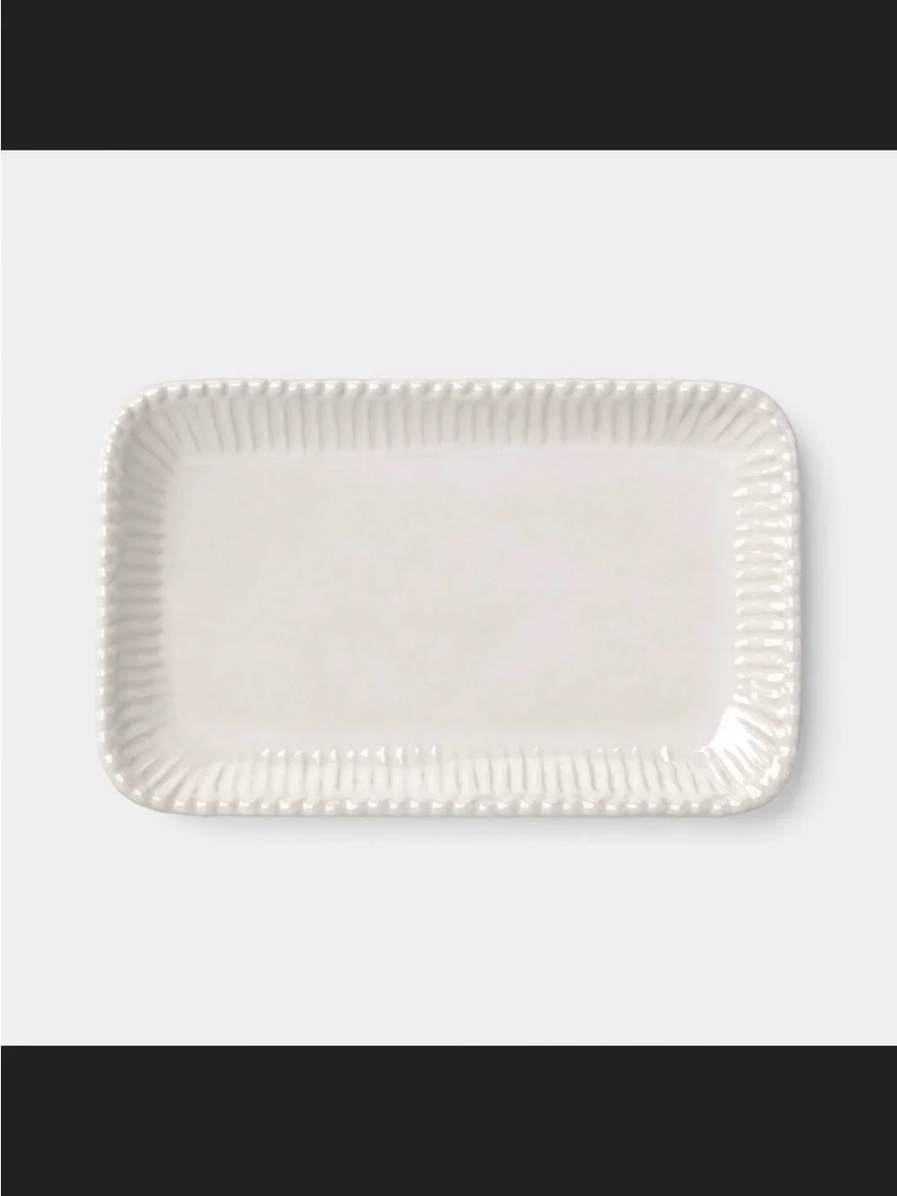 Beaded Ceramic Tray Ivory - Threshold™